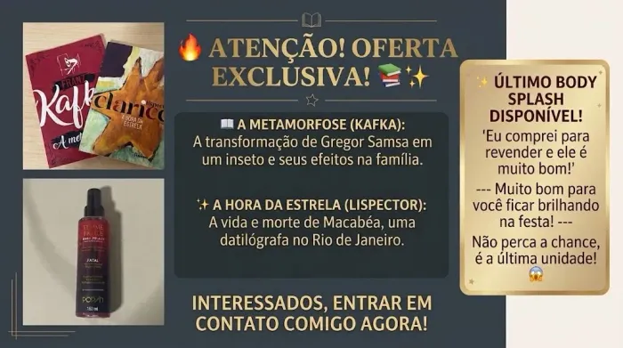 A venda!