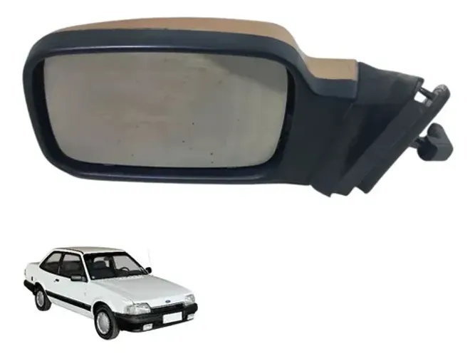 Retrovisor Manual Esquerdo Ford Verona Gl Glx 1990 1991 1993