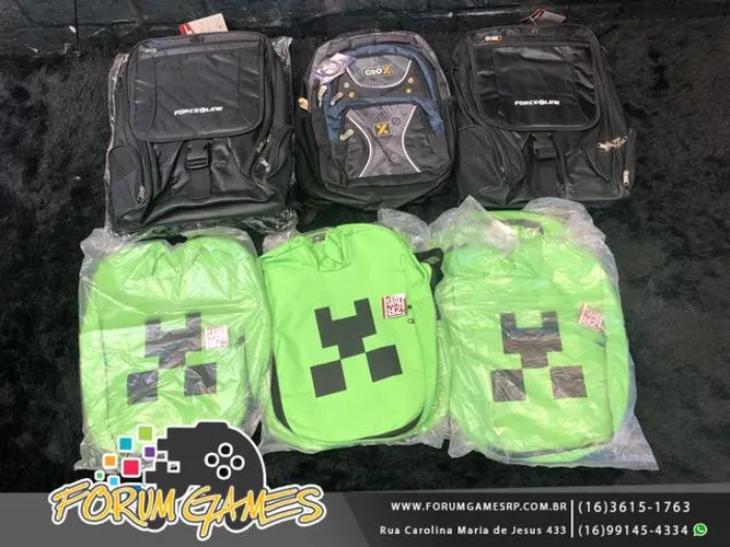 Mochilas Minecraft e Outras Personalizadas na Promoção
