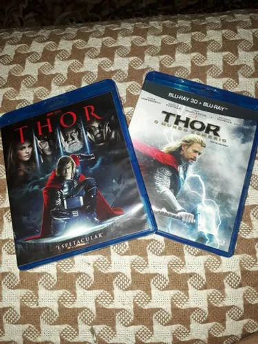 Blu ray combo  filme Marvel/ Disney Thor. 3 Discos. Heróis.  Vingadores. Avengers