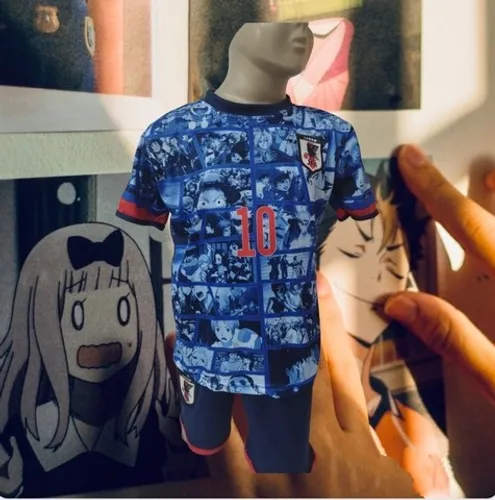 Conjunto time de futebol internacional tema Anime Japão TM 06 ao 14 
