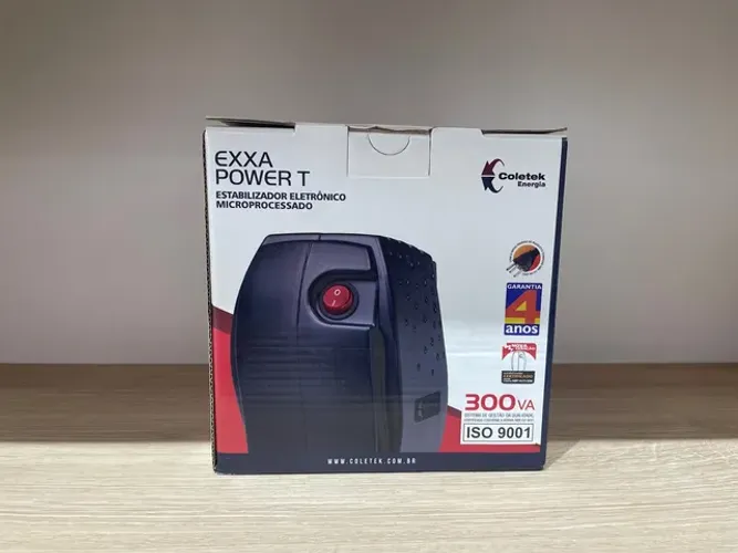 Estabilizador Eletrônico EXXA POWER T 300VA - até 10x sem juros, Loja Física