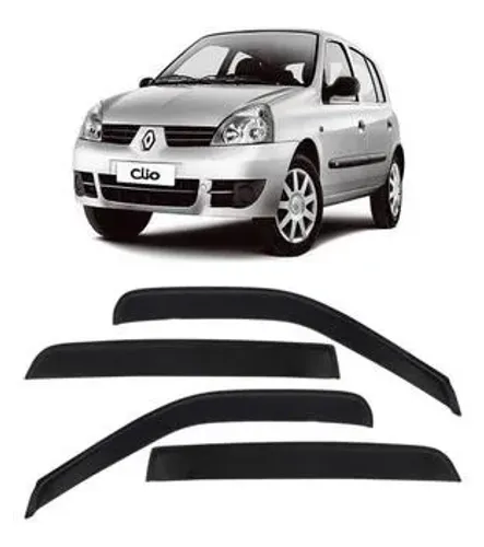 Calha de Chuva Renault Clio 2000 à 2016 - Ecotap