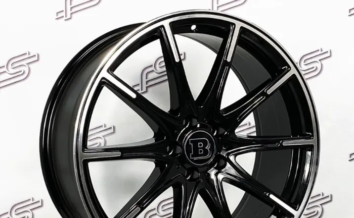 Rodas Mercedes AMG Brabus Preto Brilhante 5x130 - 22x10