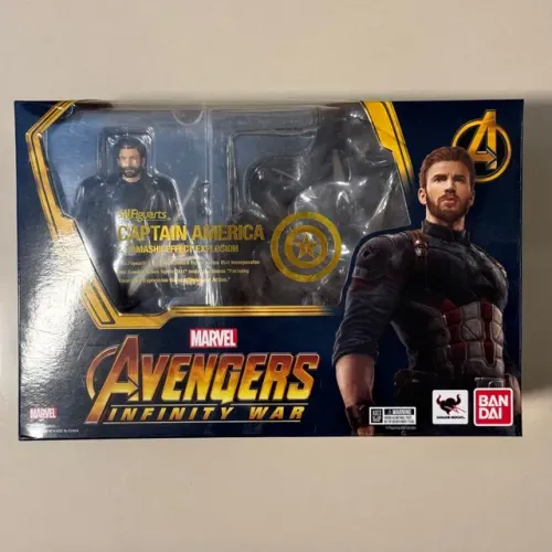 Capitão América Avengers Infinity War com Effect Vigadores Guerra Infinita Bandai 
