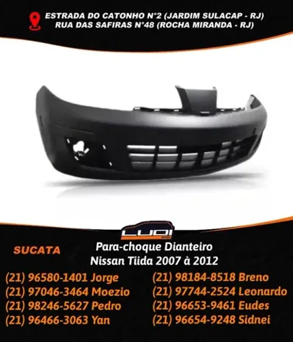 Para-choque Dianteiro Nissan Tiida 2007 à 2012