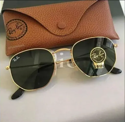 Óculos Ray-Ban Hexagonal Gold 24k