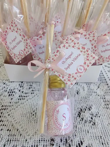 Lembrancinha maternidade aromatizador 