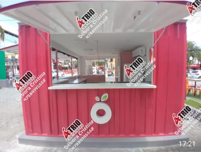 Container personalizado desmontável átrio