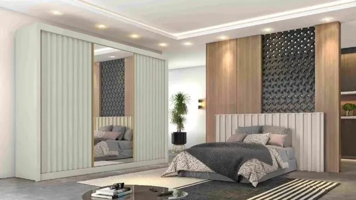 quarto roupeiro casal 100% mdf 