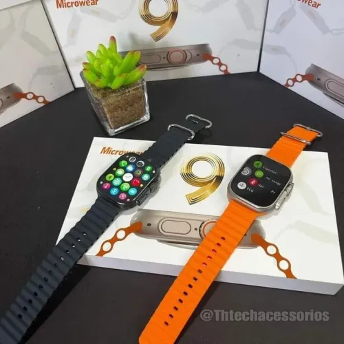 Smartwatch IWO Ultra 9 (U9) - ORIGIAL da MICROWEAR (COM BÚSSOLA E GPS) 
