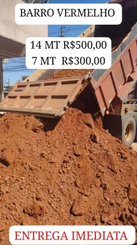 Barro Vermelho - Entrega Imediata