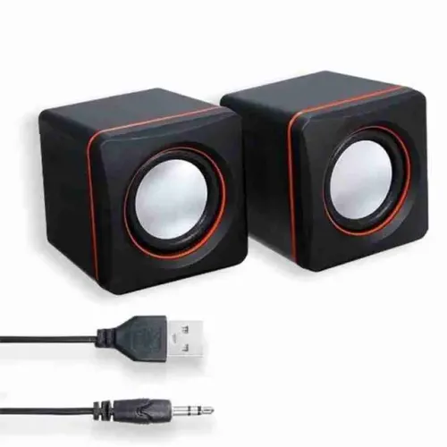 Caixinha de som USB P2 para computador PC e Notebook