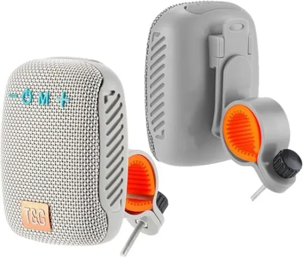 Caixa de Som bluetooth portátil à prova d'água 5W, cartão TF, rádio FM, pen drive USB