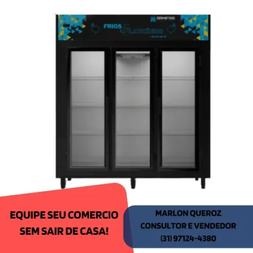 Expositor Refrigerado 3 Portas Ormifrio