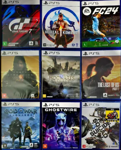 Jogos PS5 - Playstation 5 - Play 5 (LEIA A DESCRIÇÃO)
