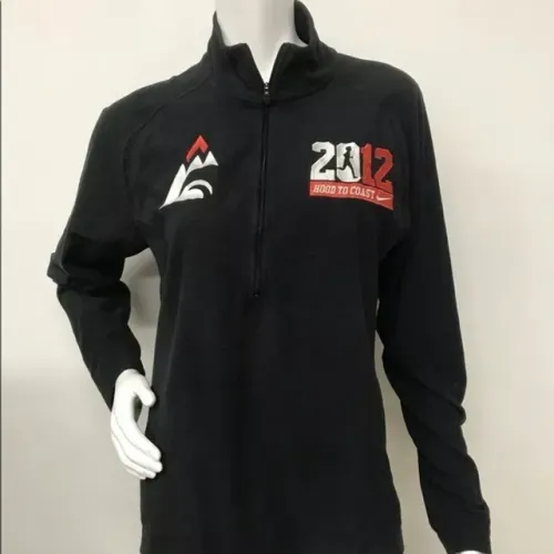 Jaqueta Original Feminino Fleece Zip-Up Nike 2012 Hood To Coast Running Therma Fit - Tam G