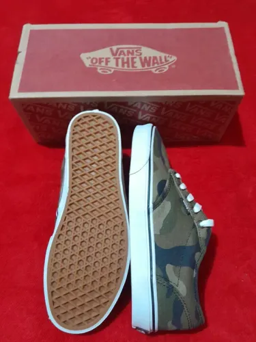 Tênis Vans Authentic Rain Camo Green Camuflado 38 - Novo