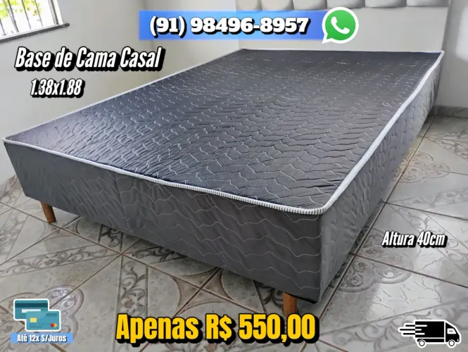 Base de Cama Casal 1.38x1.88