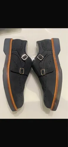 Sapato monk strap camurça Salvatore feragamo original novíssimo tamanho 41