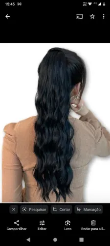 Rabo de cavalo de fibra japonesa 60 centímetros