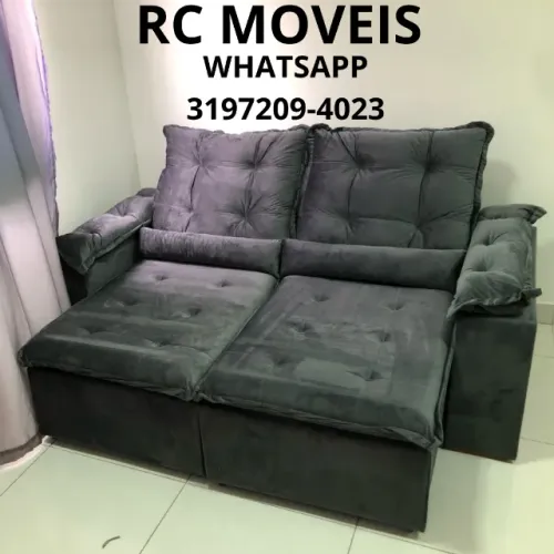 Sofá Londres Retrátil e Reclinável 2m - Conforto e Elegância
