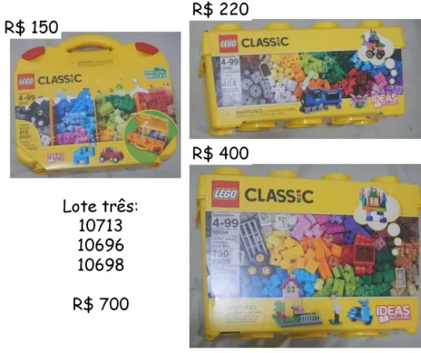 Conjuntos Lego Classic Usados completos