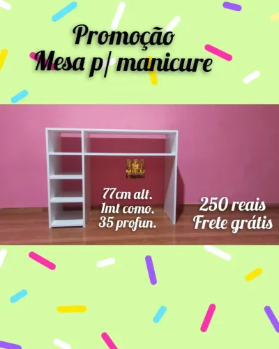 Mesa p/ manicure em promoção