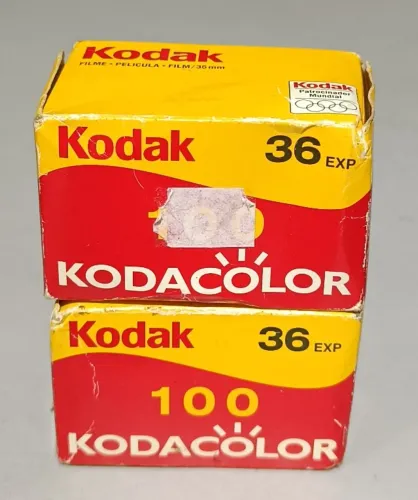 2 Filme Kodak Kodacolor 35mm 36 Poses Iso 100/21 Novo Lacrado