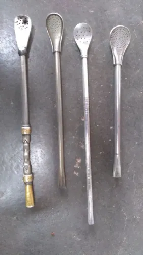 Bombas Antigas de Alpaca Abramo Eberle e Sem Marca