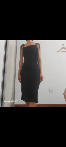 Vestido Preto com alças reguláveis veste P