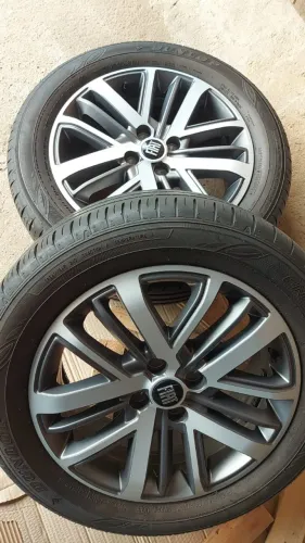 Par Roda aro 16 c/ pneu Dunlop Strada 2025