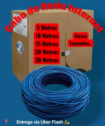 Cabo de Rede Internet - Diversos Tamanhos