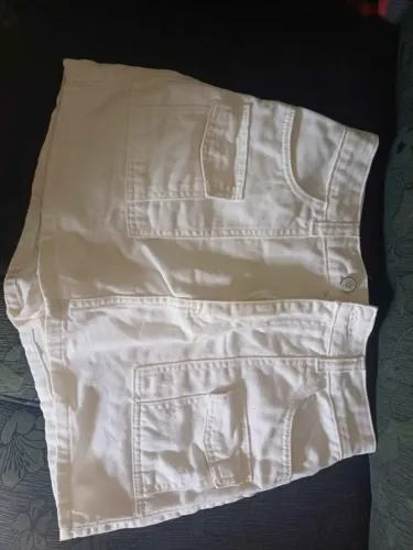Short saia Feminino Branco Miss Fifteem Tamanho 14 