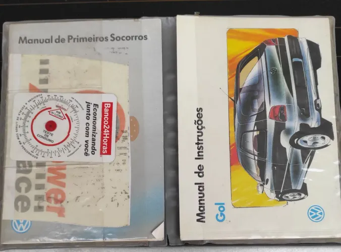 Manual do proprietário VW GOL G2 completo legítimo gol 98.