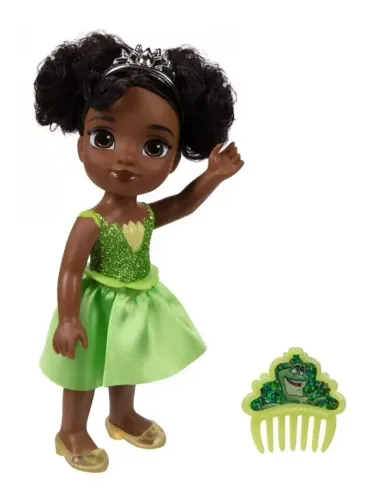 Boneca Tiana Com Glitter, Princesas Da Disney