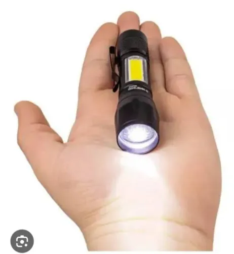 Mini Lanterna Tática de Led Alumínio Recarregável