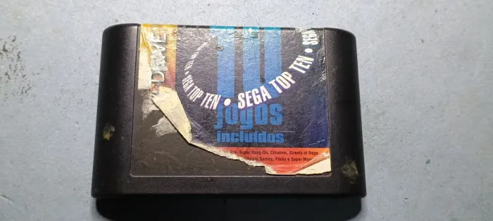 Mega Drive jogo 10 em 1 