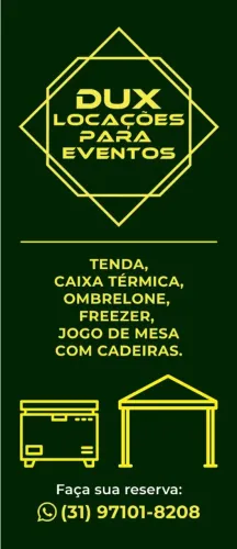 Aluguel de Tendas, jogo de cadeiras com mesas, Tendas
