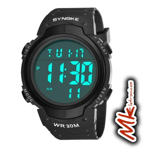 Relógio Digital Esportivo Synoke - WR 30M