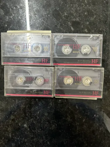 Kit de Fitas K7 Sony HF - Type I (Normal Bias)