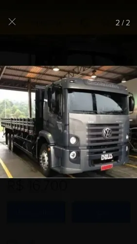 Volks 24250 TRUCK CARROCERIA  ANO 2011.  PASSO DIVIDA 
