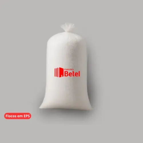 Flocos em EPS (Isopor) Ensacado 100L - Para Concreto Leve e Puff