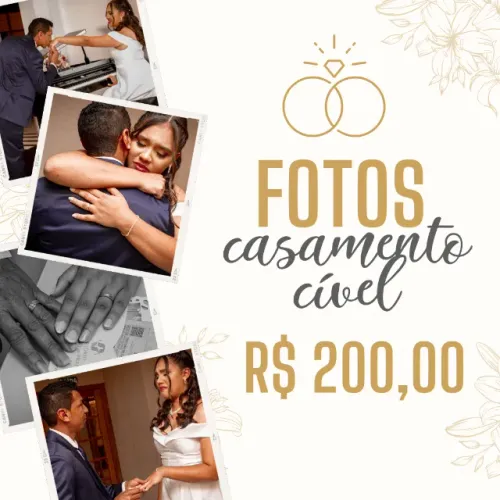 Fotografia Casamento Civil (200 reais)
