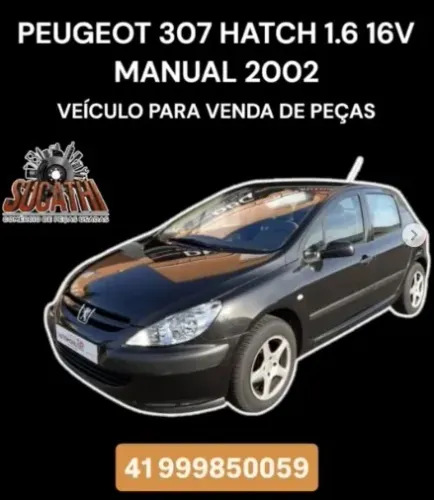 Peugeot 307 Hatch 1.6 16v Manual 2002