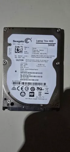 HD Seagate 500GB Laptop Thin HDD