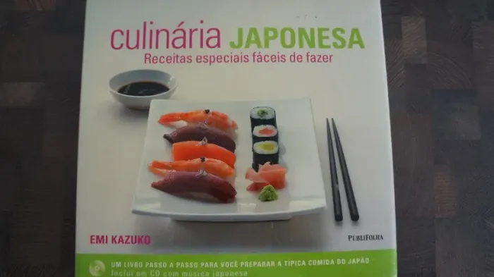 Livro De Receitas Culinaria Japonesa - Emi Kazuko - Publifolha (Usado)