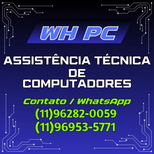 Assistência técnica de computadores - montagem, manutenção e conserto de PC em geral