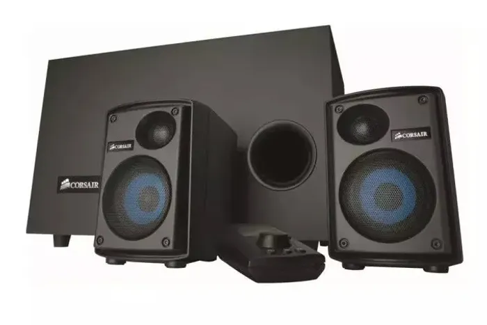 Caixa de som 2.1 Corsair com subwoofer