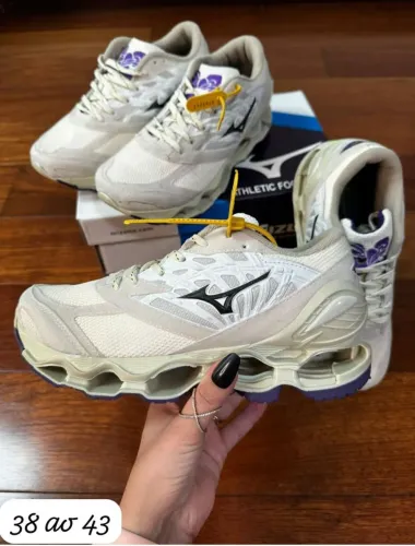 Tênis Mizuno Wave Prophecy ls flor de lotus